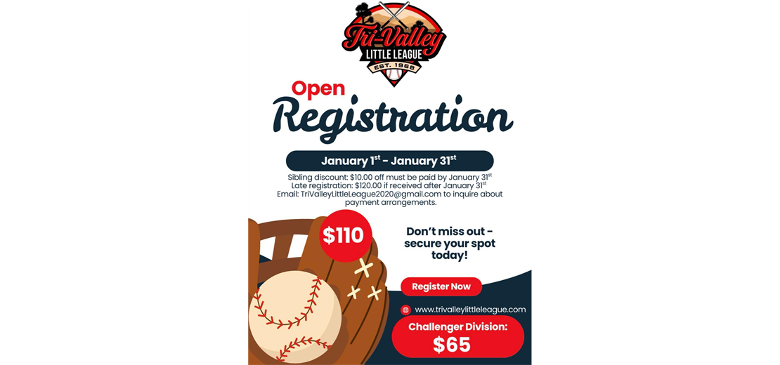 Spring 2026 Registration is OPEN
